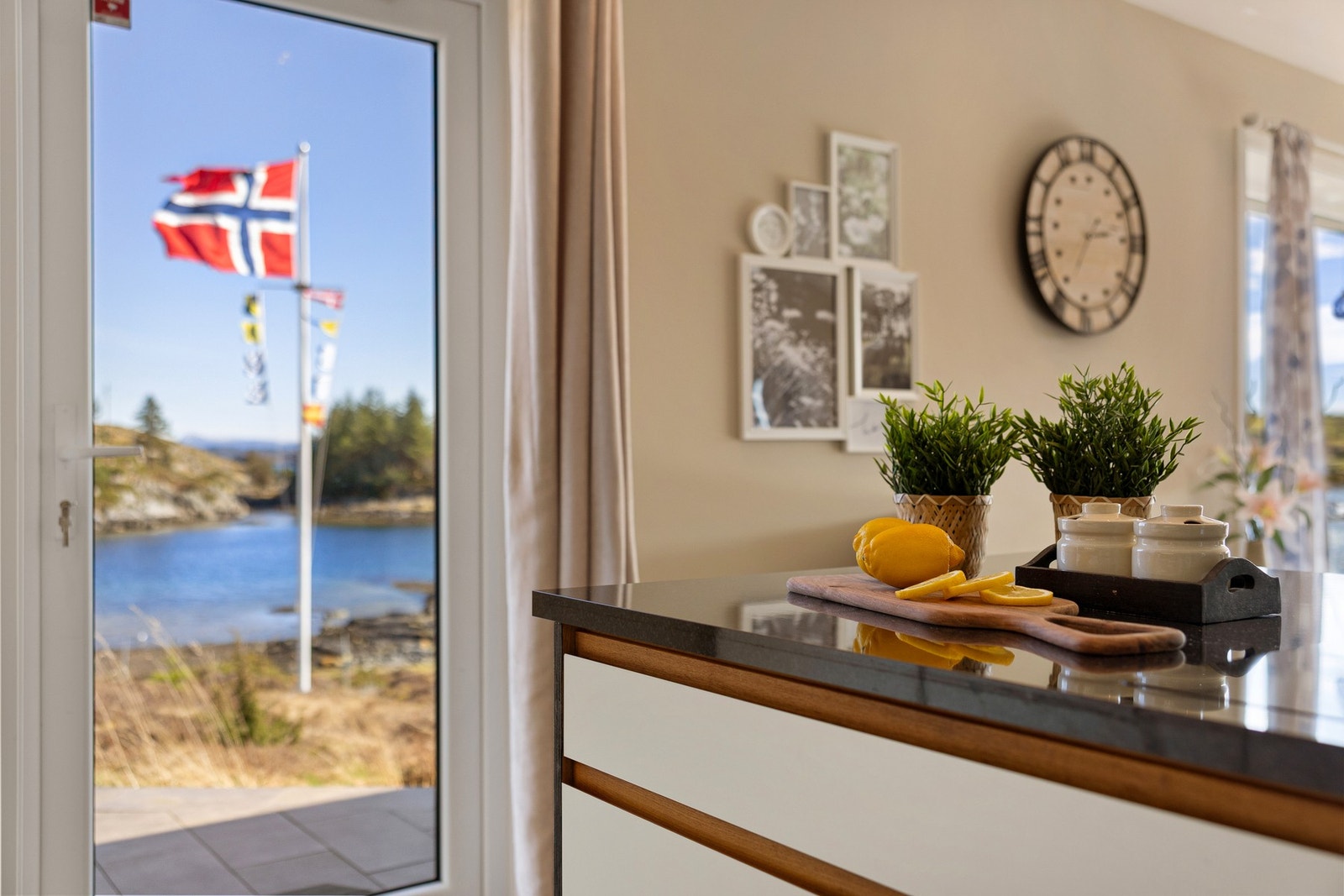 Her kan du tilberede måltidene i de vakreste omgivelser Galleribilde