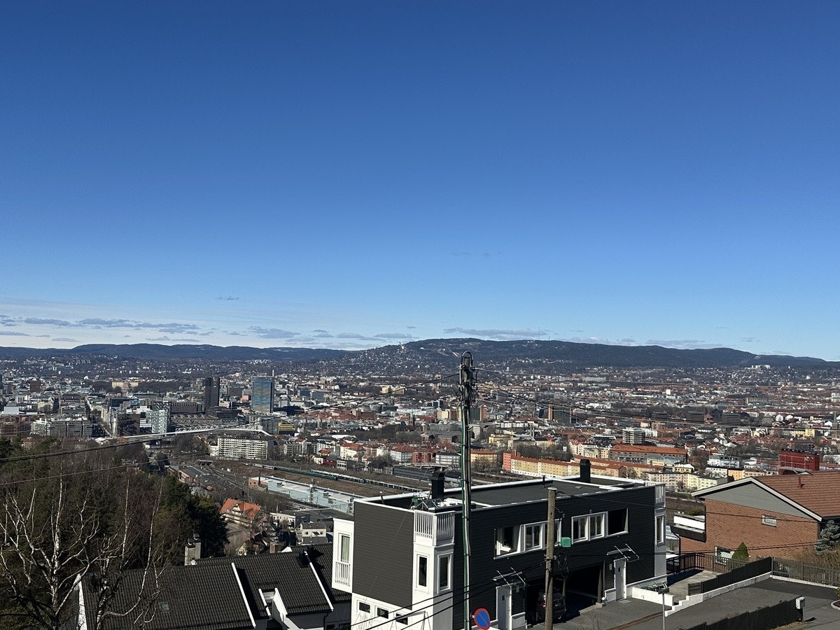 Utsikt fra verandaen Galleribilde