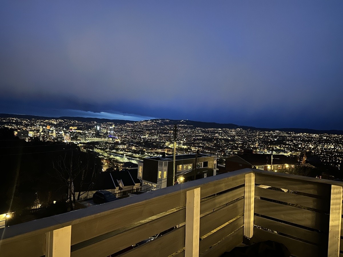 Utsikt fra verandaen Galleribilde