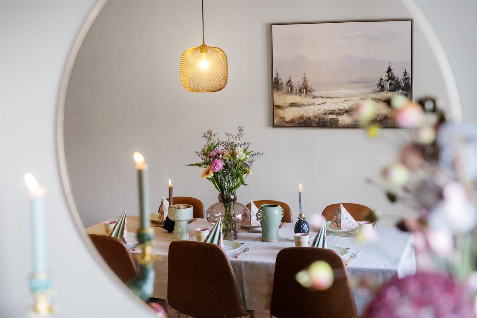 Et glimt av den hyggelige spiseplassen. Galleribilde