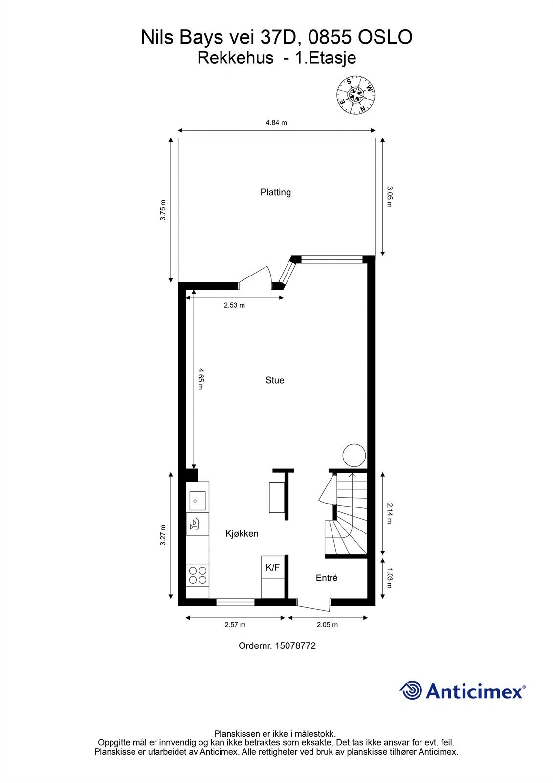 Plantegning 1.Etasje Galleribilde