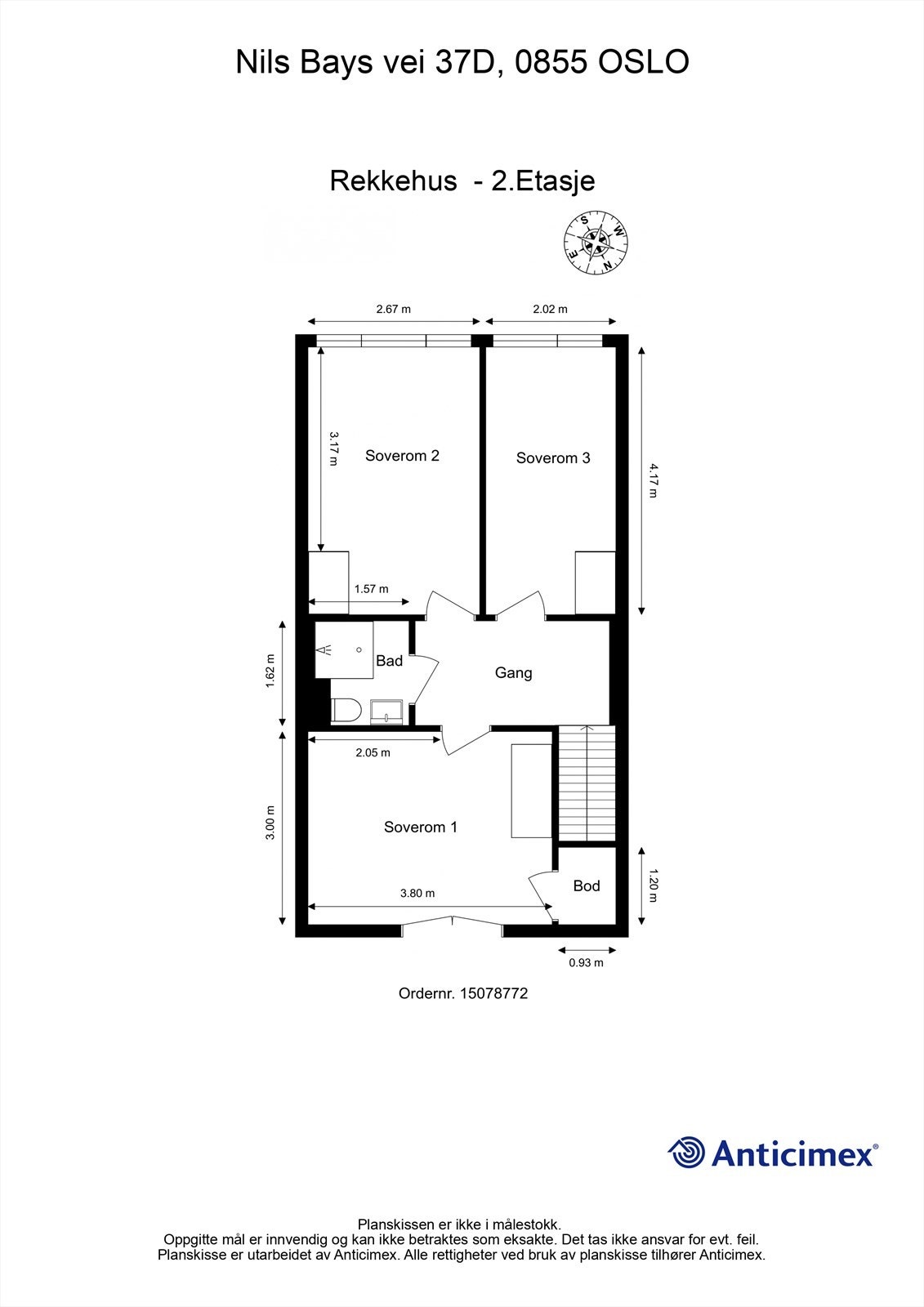 Plantegning 2.Etasje Galleribilde