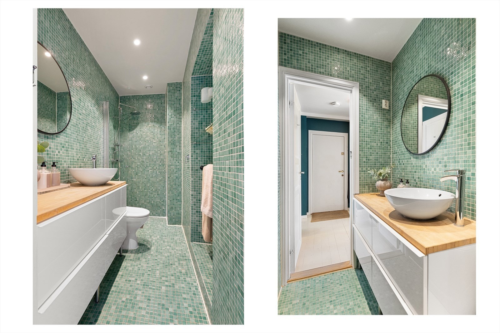 Ifølge tidligere salgsoppgave ble badet i 2014 oppgradert med nytt utstyr og ny innredning. Galleribilde