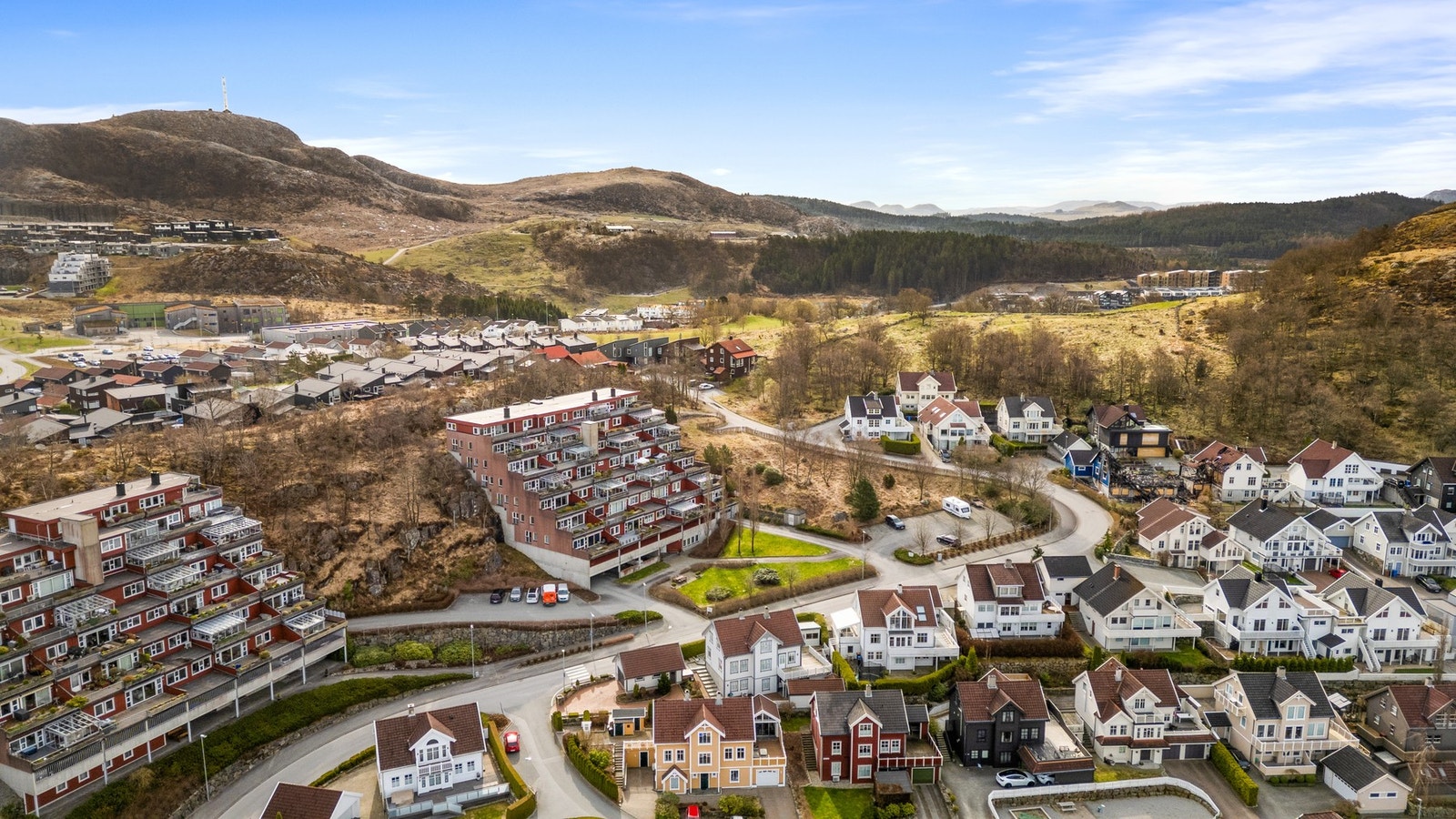 Dronefoto - nærområdet Galleribilde