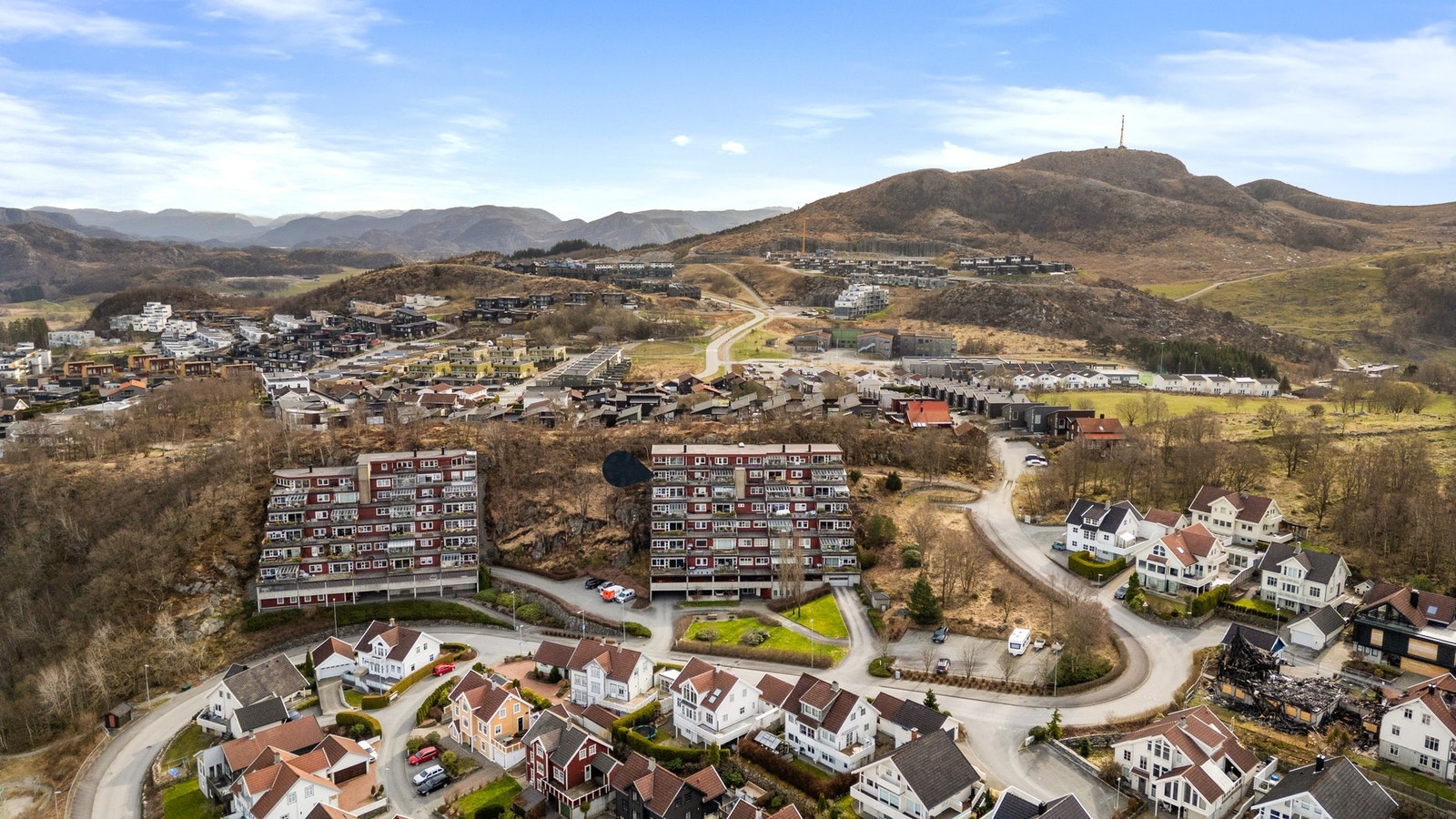 Dronefoto - nærområdet Galleribilde