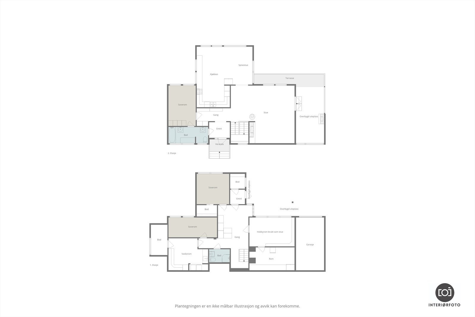 Plantegning Galleribilde