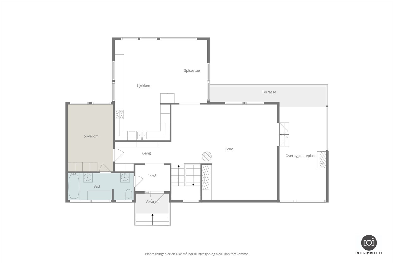 Plantegning Galleribilde