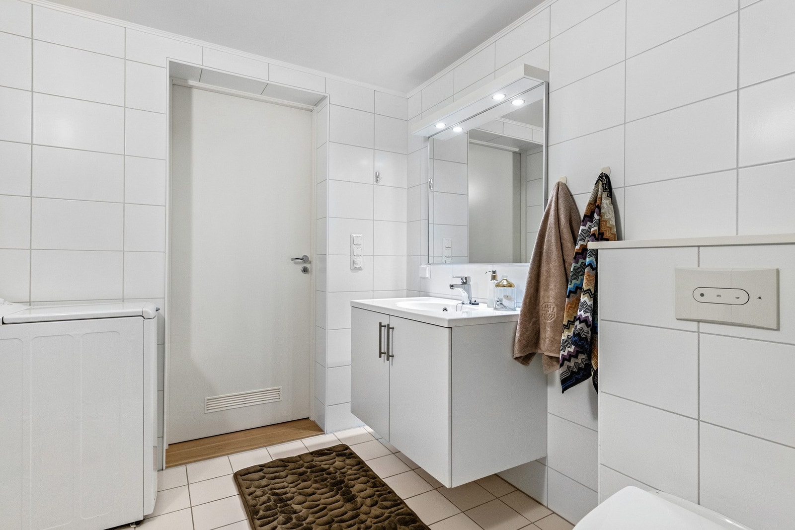 Badet har opplegg for vaskemaskin Galleribilde