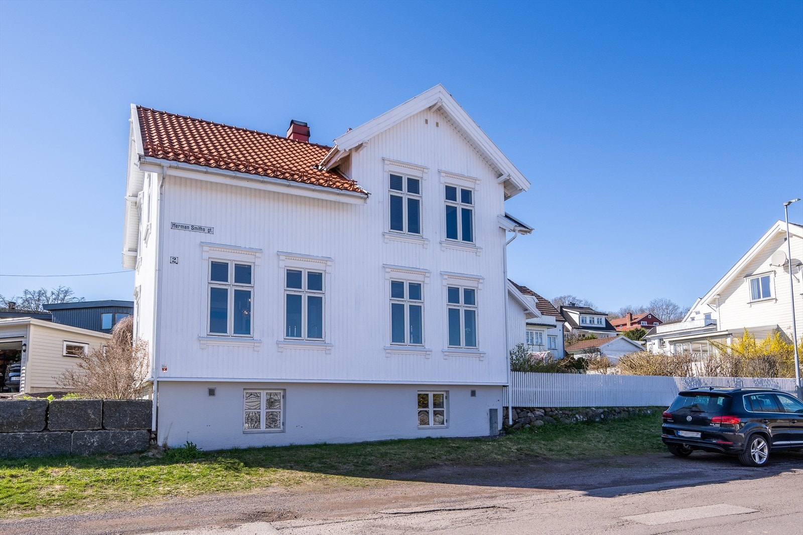 Fasade sett fra øst/Herman Smiths gate. Galleribilde