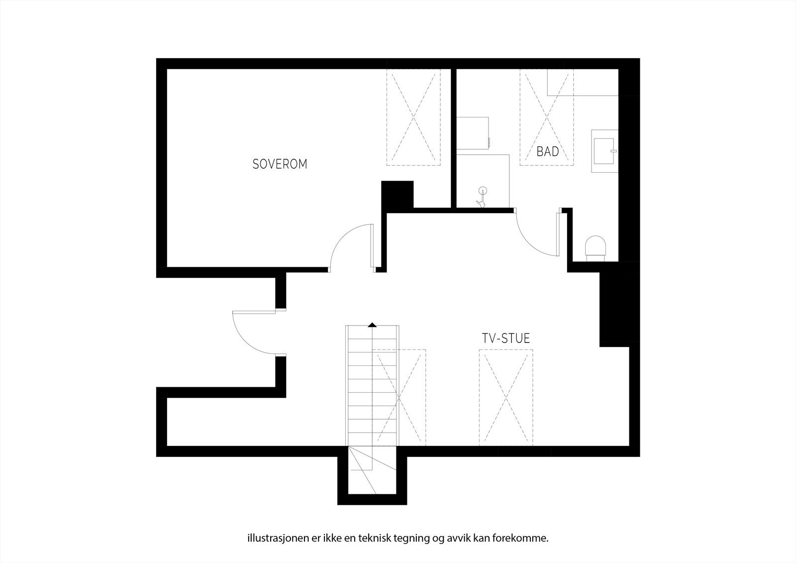 - Planskisse loftetasjen - Galleribilde