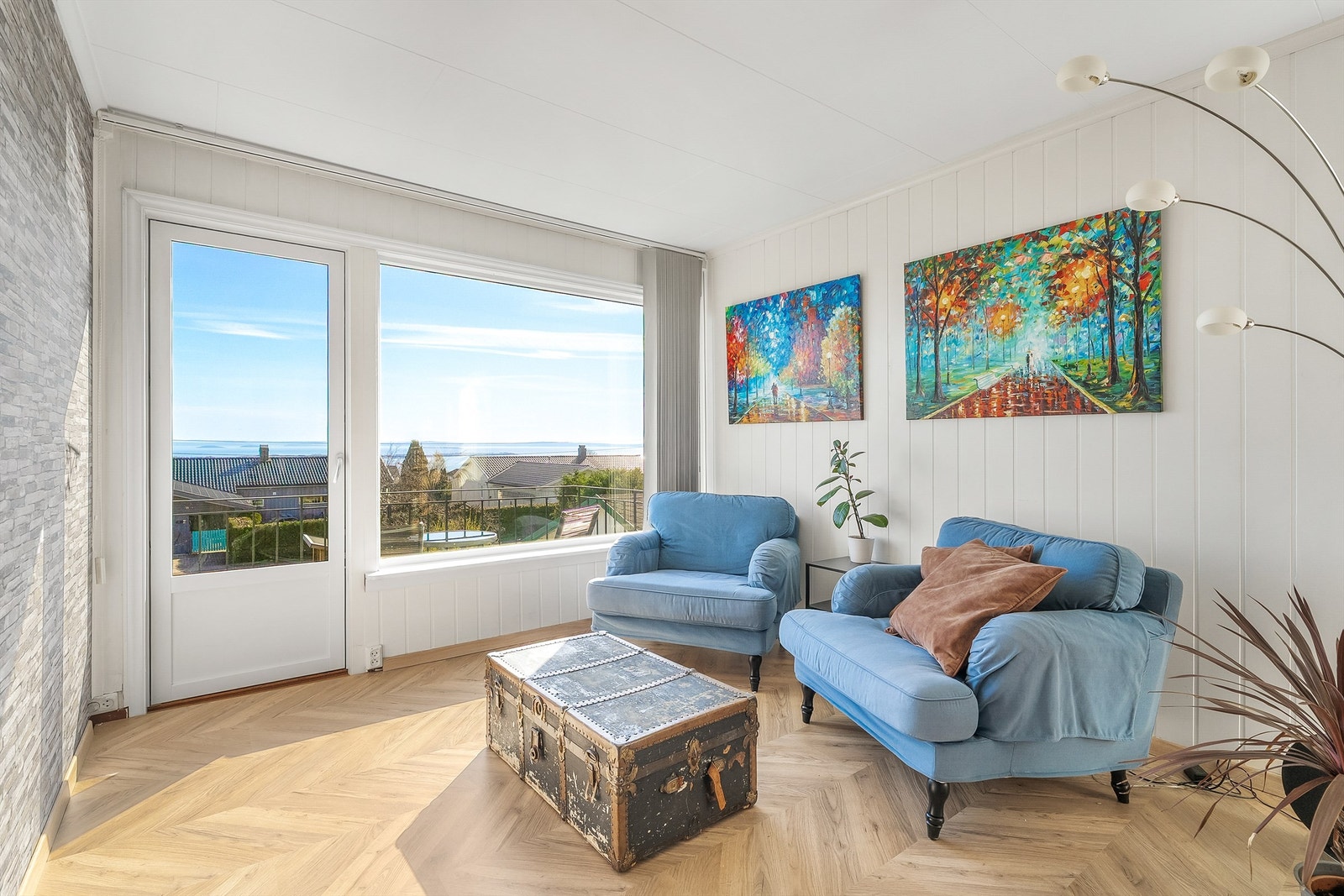 Nydelig utsikt fra stuen. Galleribilde
