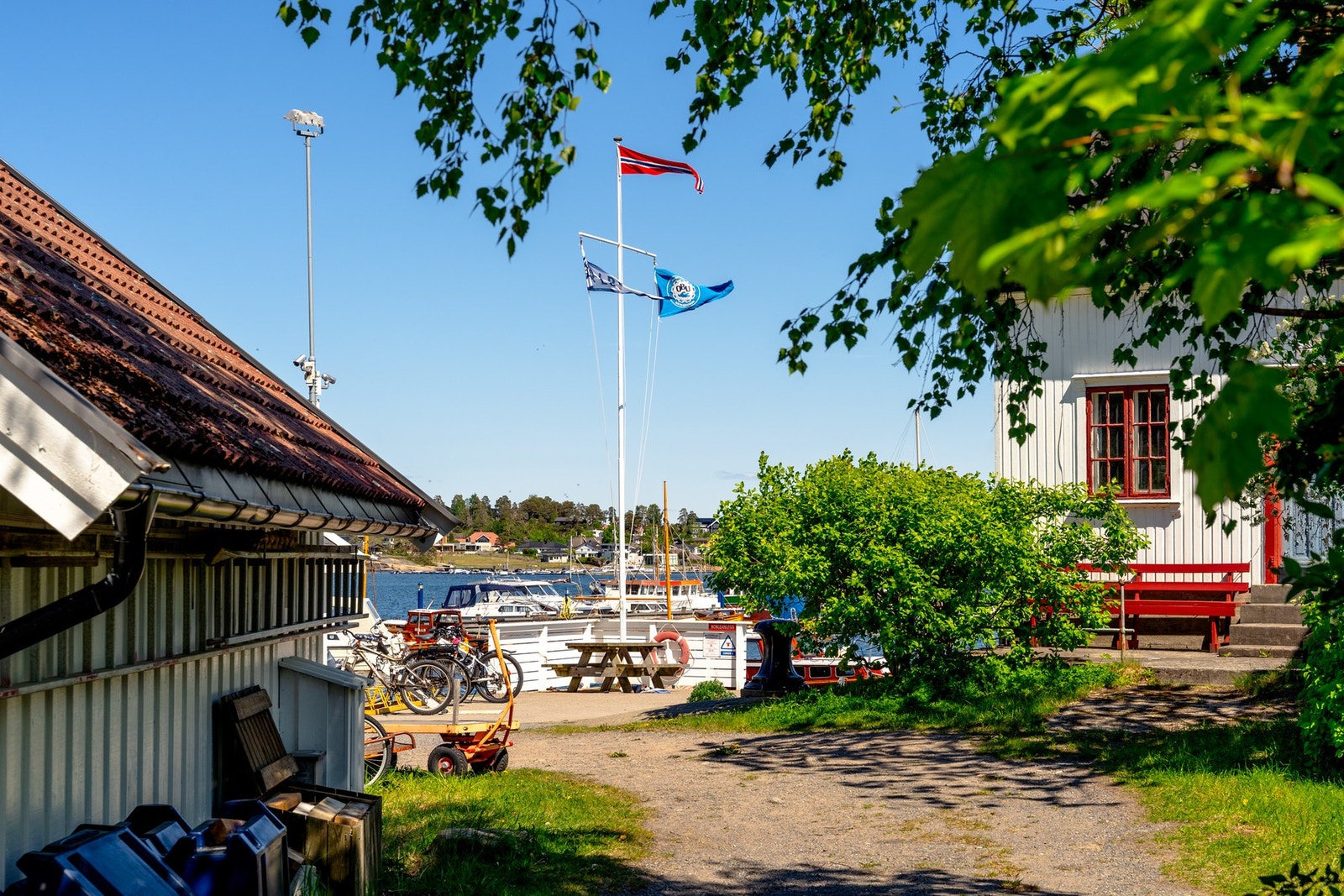Sommeren på Lahelle er som rene sørlandsidyllen Galleribilde