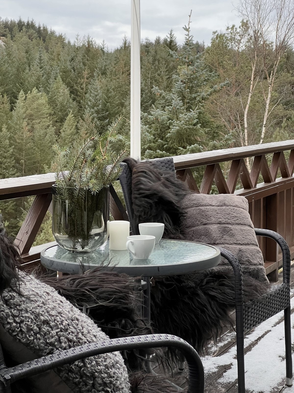 Boligen har et totalt terrasseareal 71 m² fordelt på tre terrasser. Galleribilde