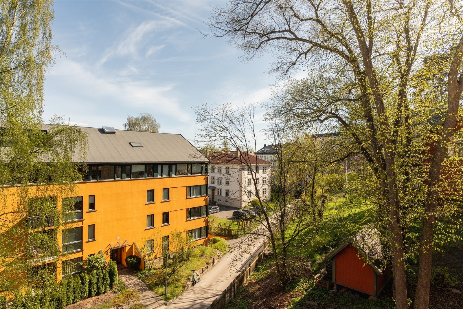 Du får også et flott utsyn over frodige og rolige omgivelser. Galleribilde