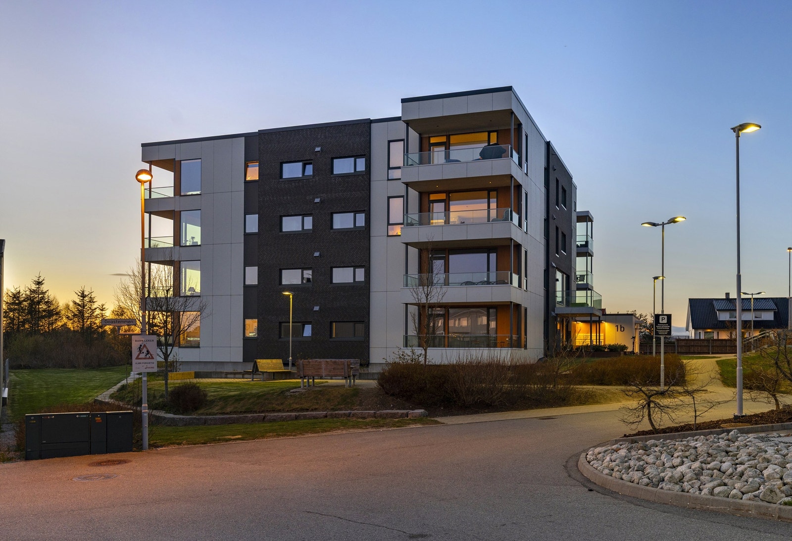 Goaleitet borettslag består av 40 leiligheter fordelt på to blokker. Galleribilde