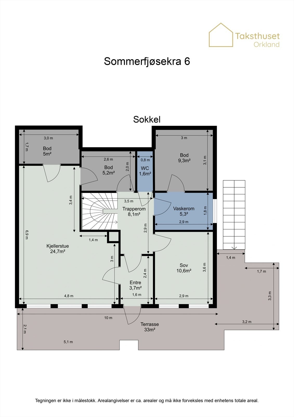 Plantegning sokkel. Galleribilde