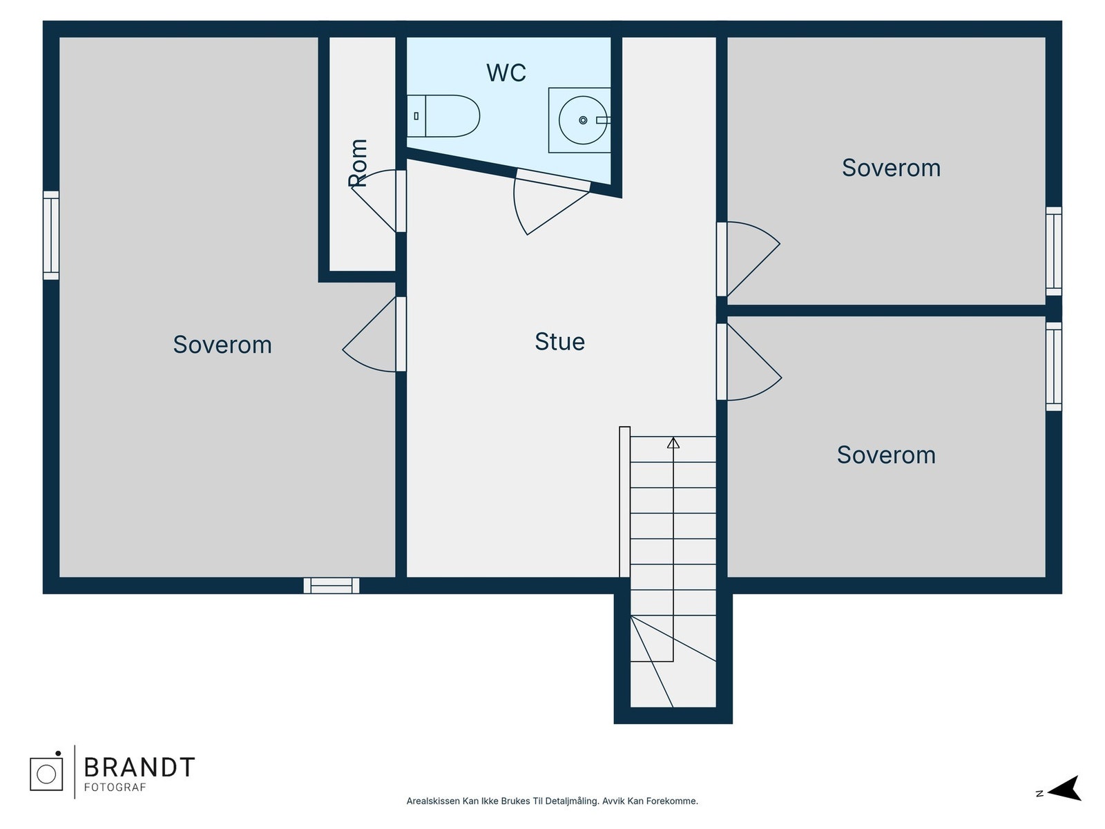 Plantegning loftsetasje. Galleribilde