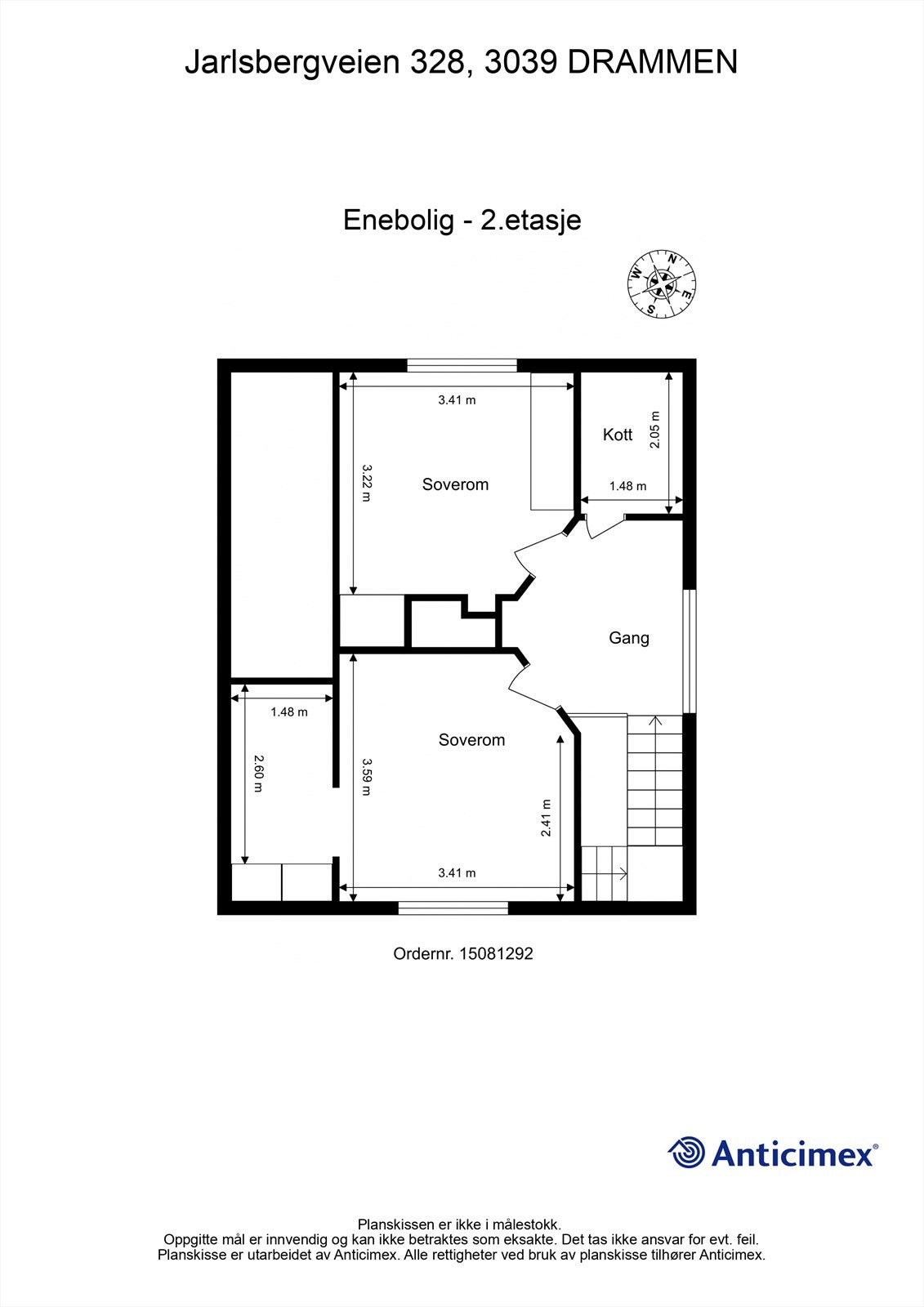 Plantegning - 2. etasje Galleribilde