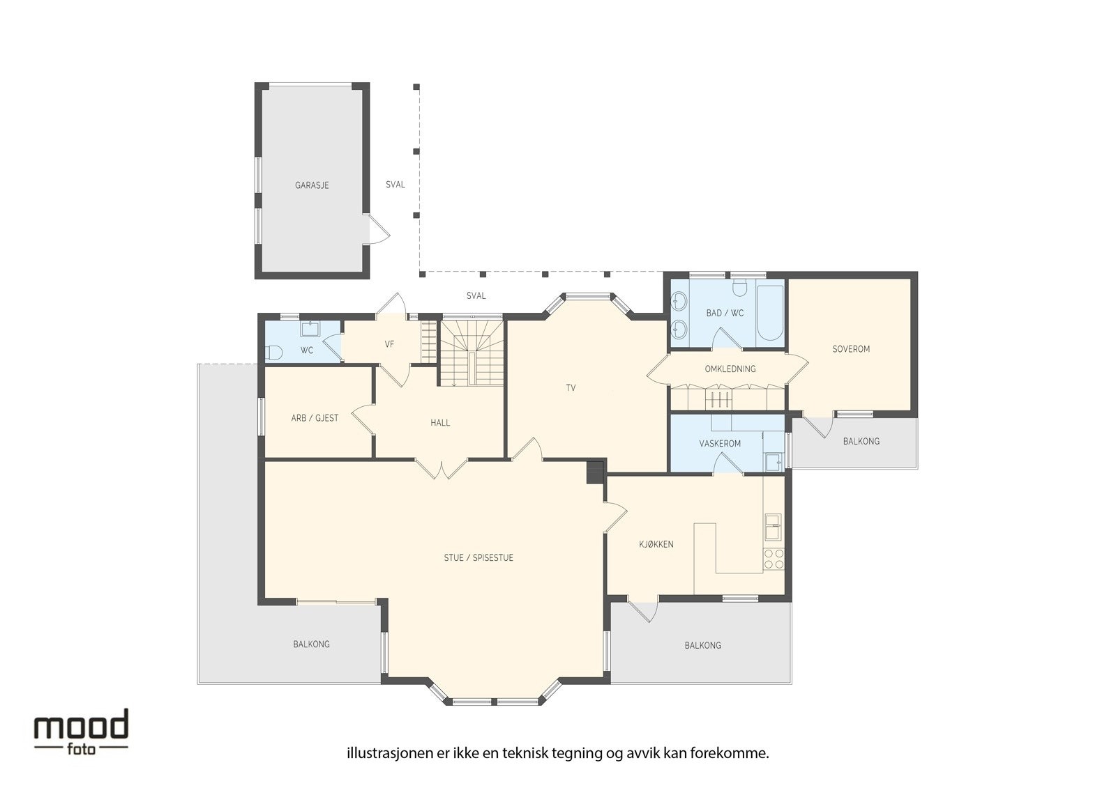- Planløsning 1.etasje - Galleribilde