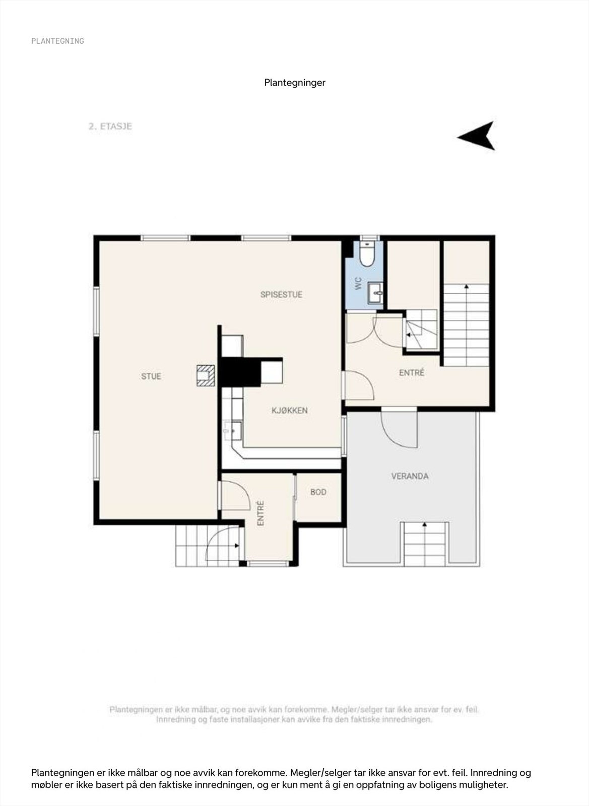 Plantegning Galleribilde