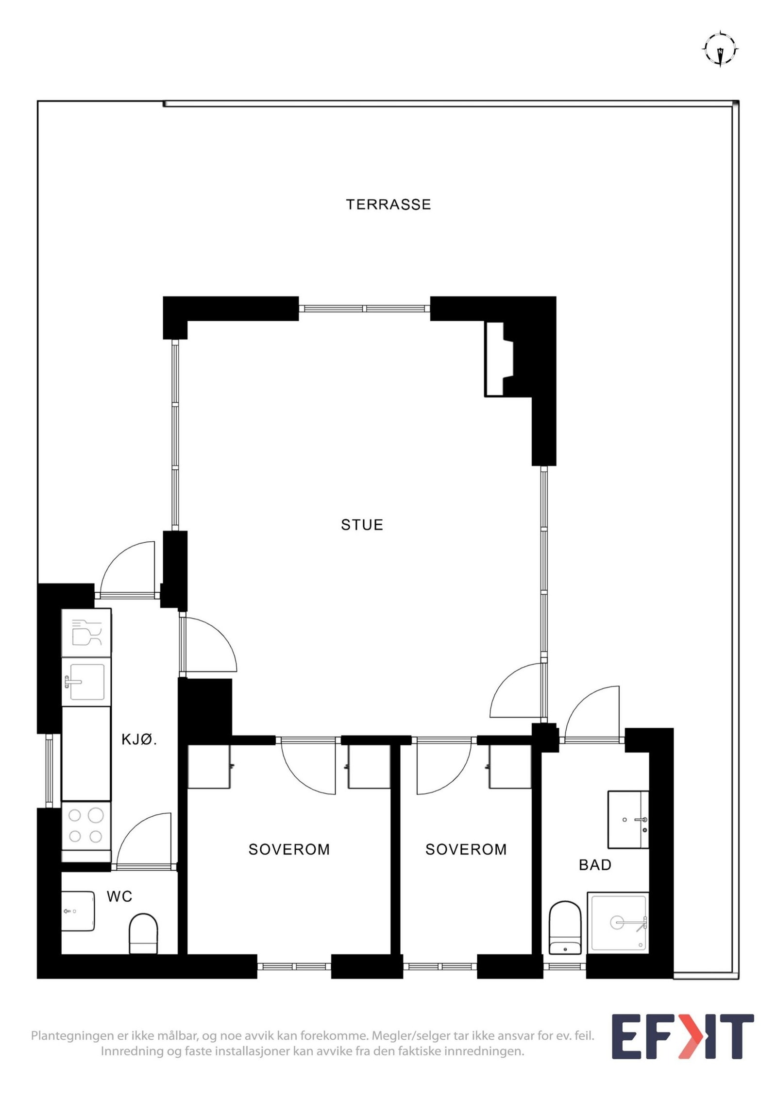 Plan 1 hytta Galleribilde