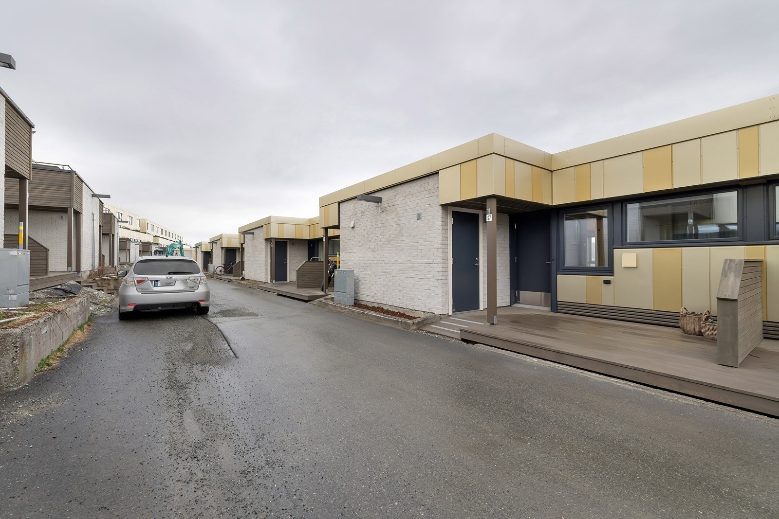 Nyrenovert bygningsmasse. Galleribilde