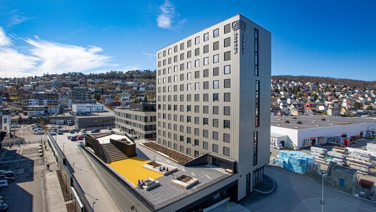 The Box stod ferdig i 2021 og ligger perfekt plassert midt mellom sentrum og UiT Galleribilde