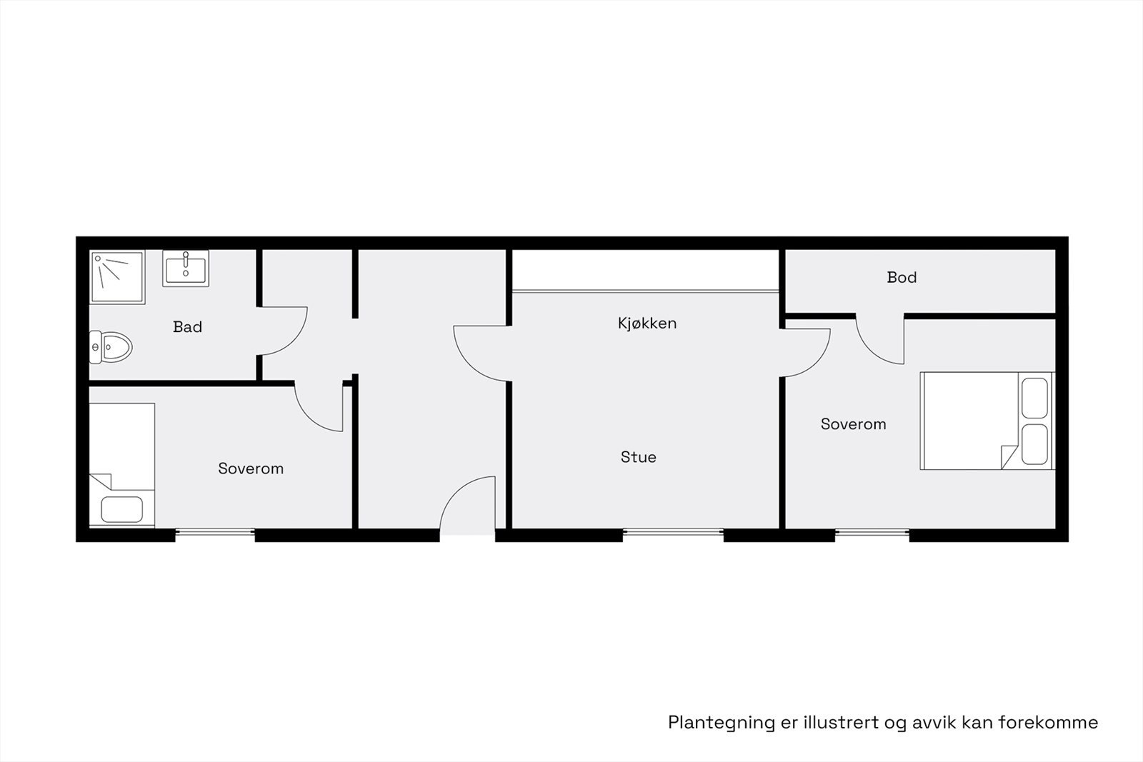 Plantegning Galleribilde