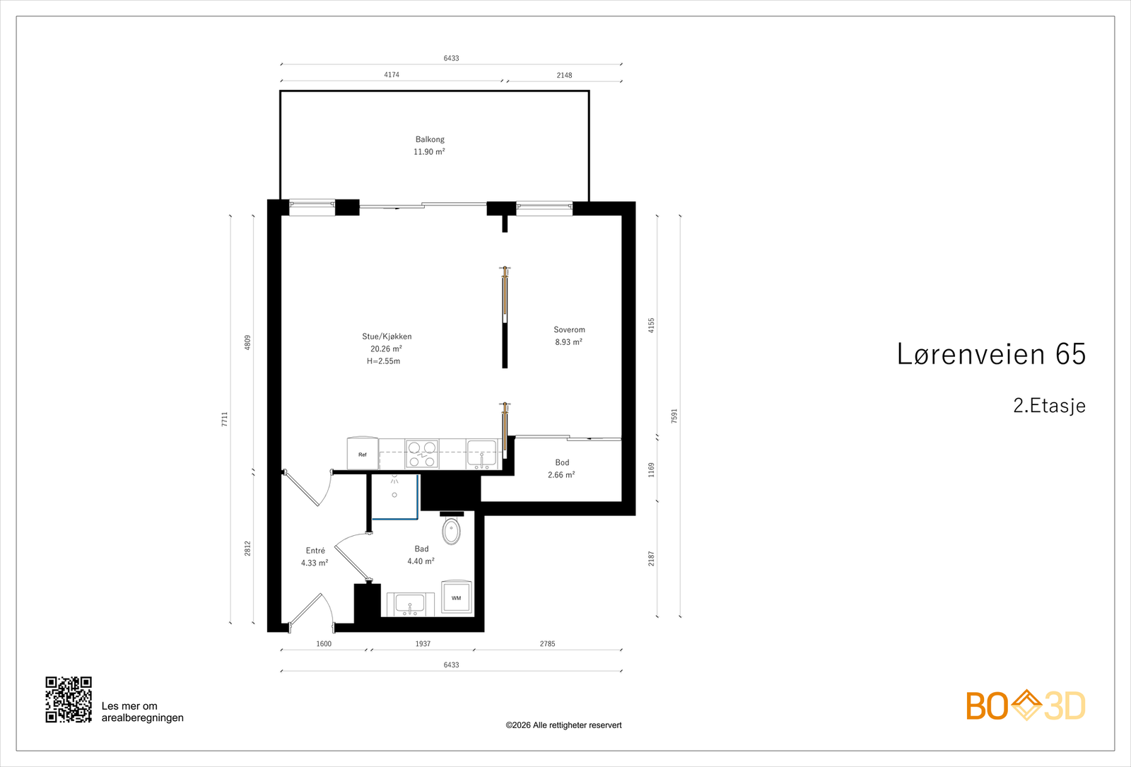 Plantegning Galleribilde