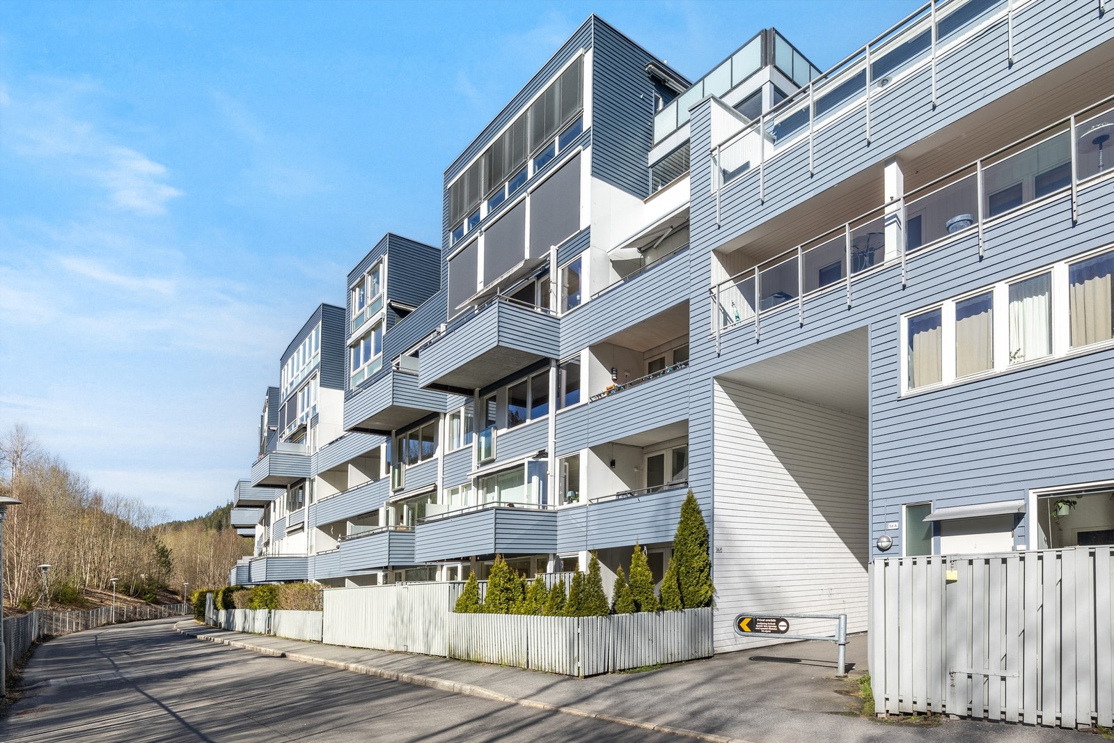 Årvollskogen - et vakkert beliggende boligsameie med Lillomarka rett utenfor stuedøra Galleribilde