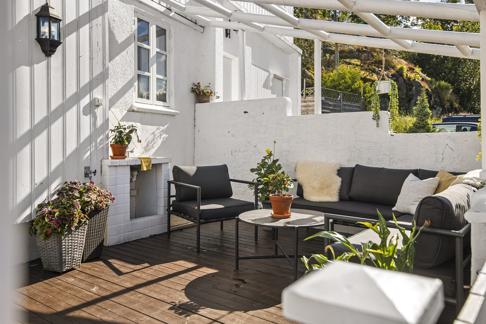 Praktisk vask er monter Galleribilde