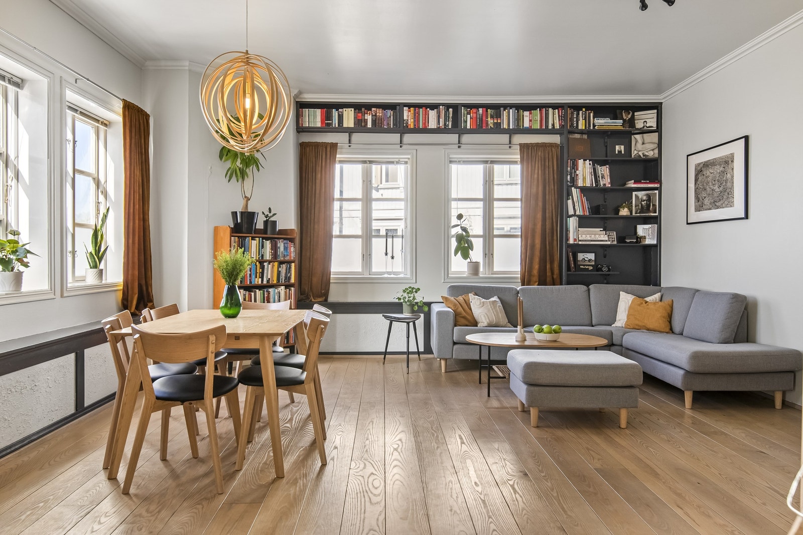 Varmekabler i stuegulvet Galleribilde