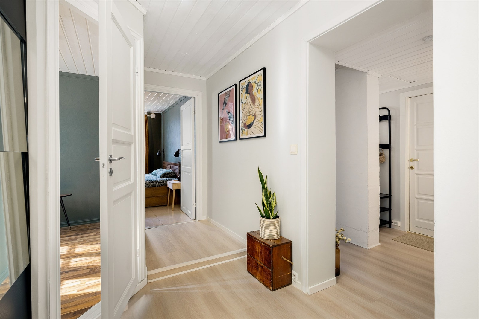 Soveromsdelen ligger skjermet til i den ene enden Galleribilde