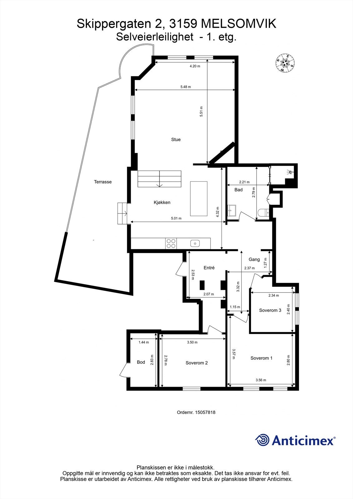 Plantegning Galleribilde