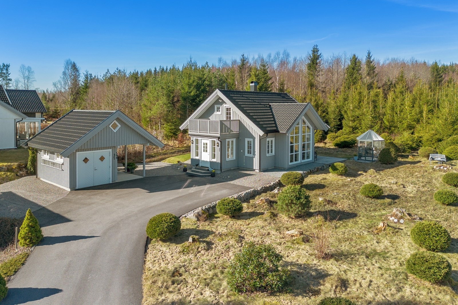 Svært godt og isolert utehus for lagring. Galleribilde