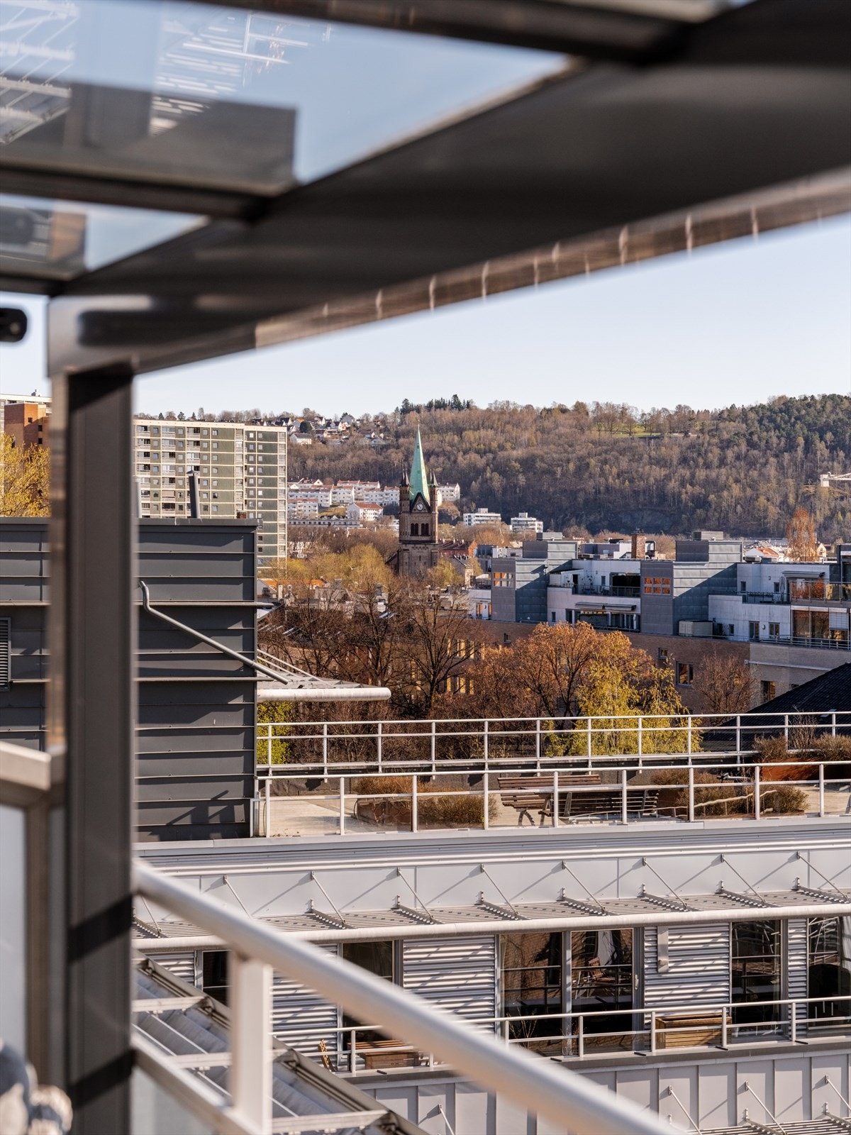 Utsikt mot Tøyen og Kampen. Galleribilde