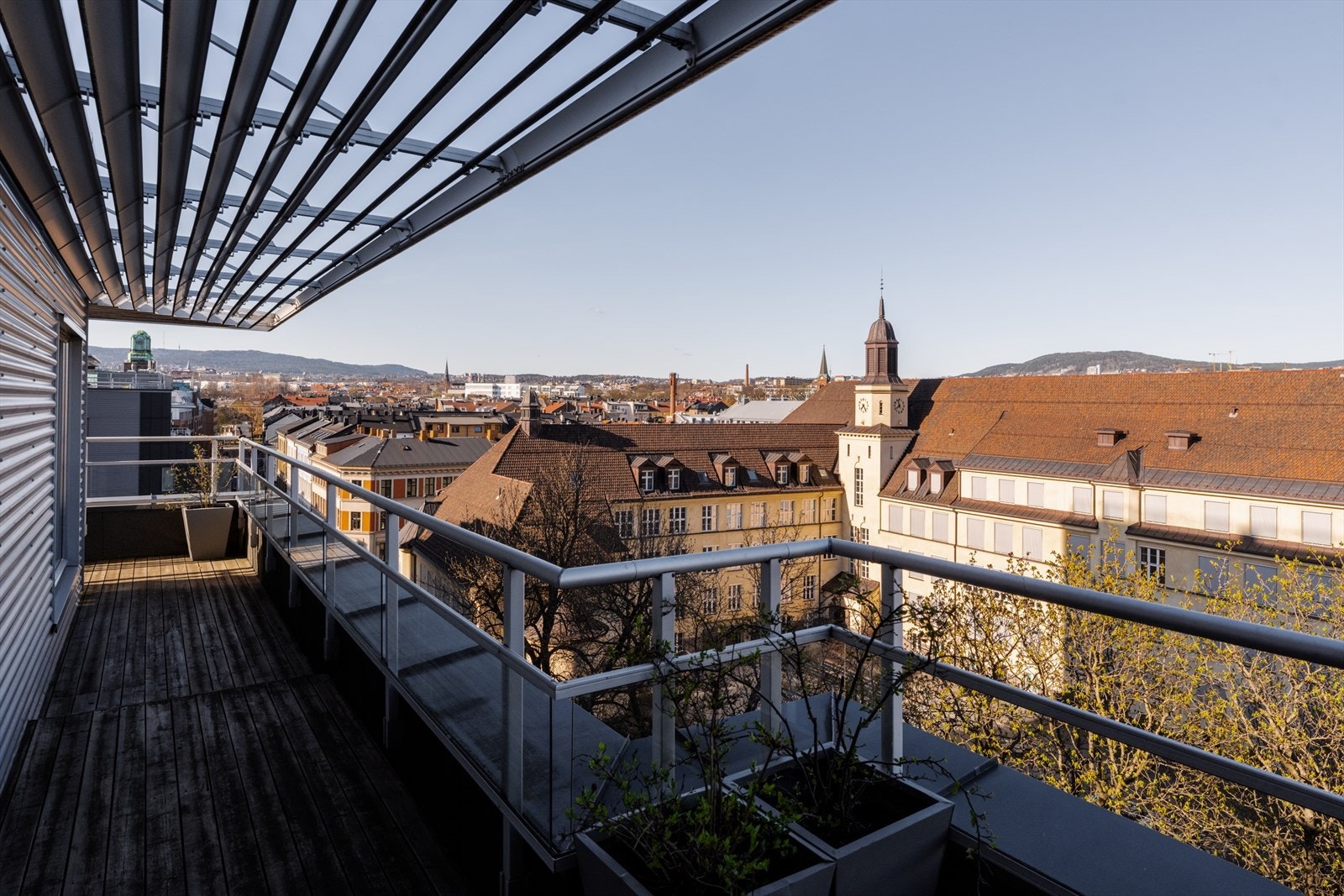 Nå er vi på nordsiden av terrassen Galleribilde
