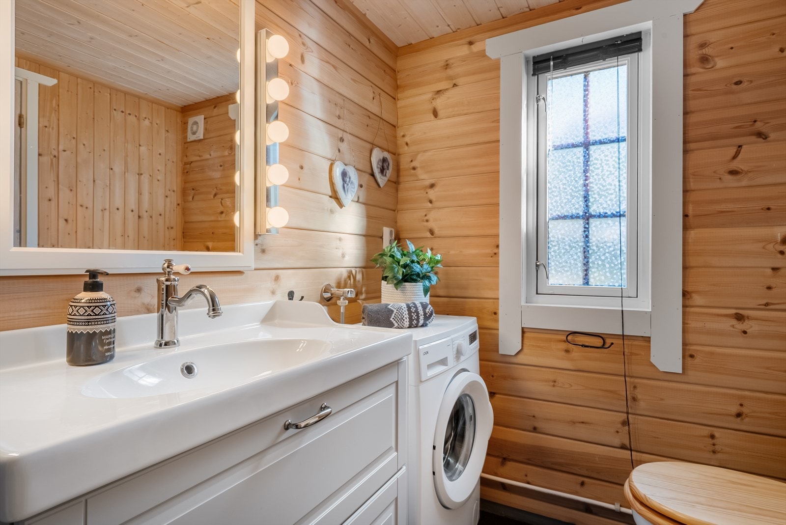 Badet har opplegg for vaskemaskin Galleribilde