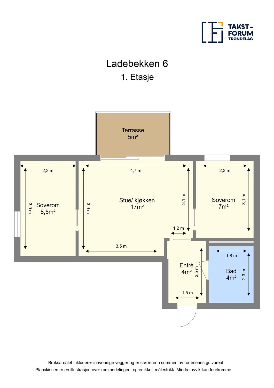 Planskisse. Galleribilde