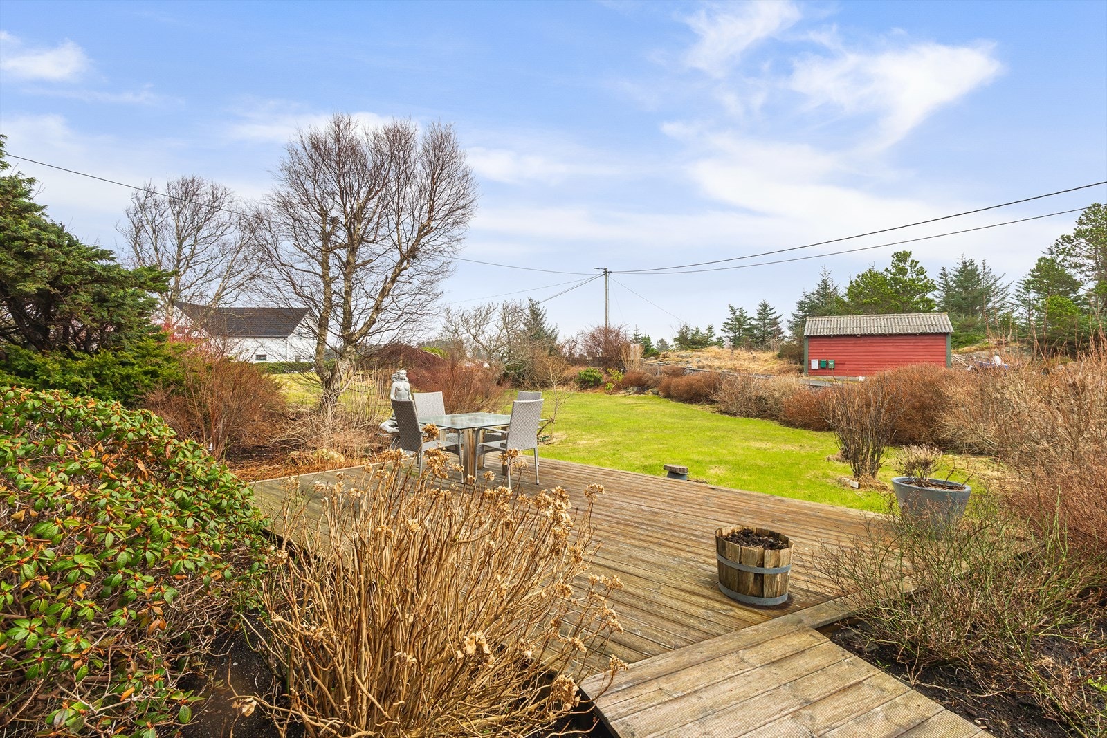 Frittliggende terrasse på 20,38 m² Galleribilde