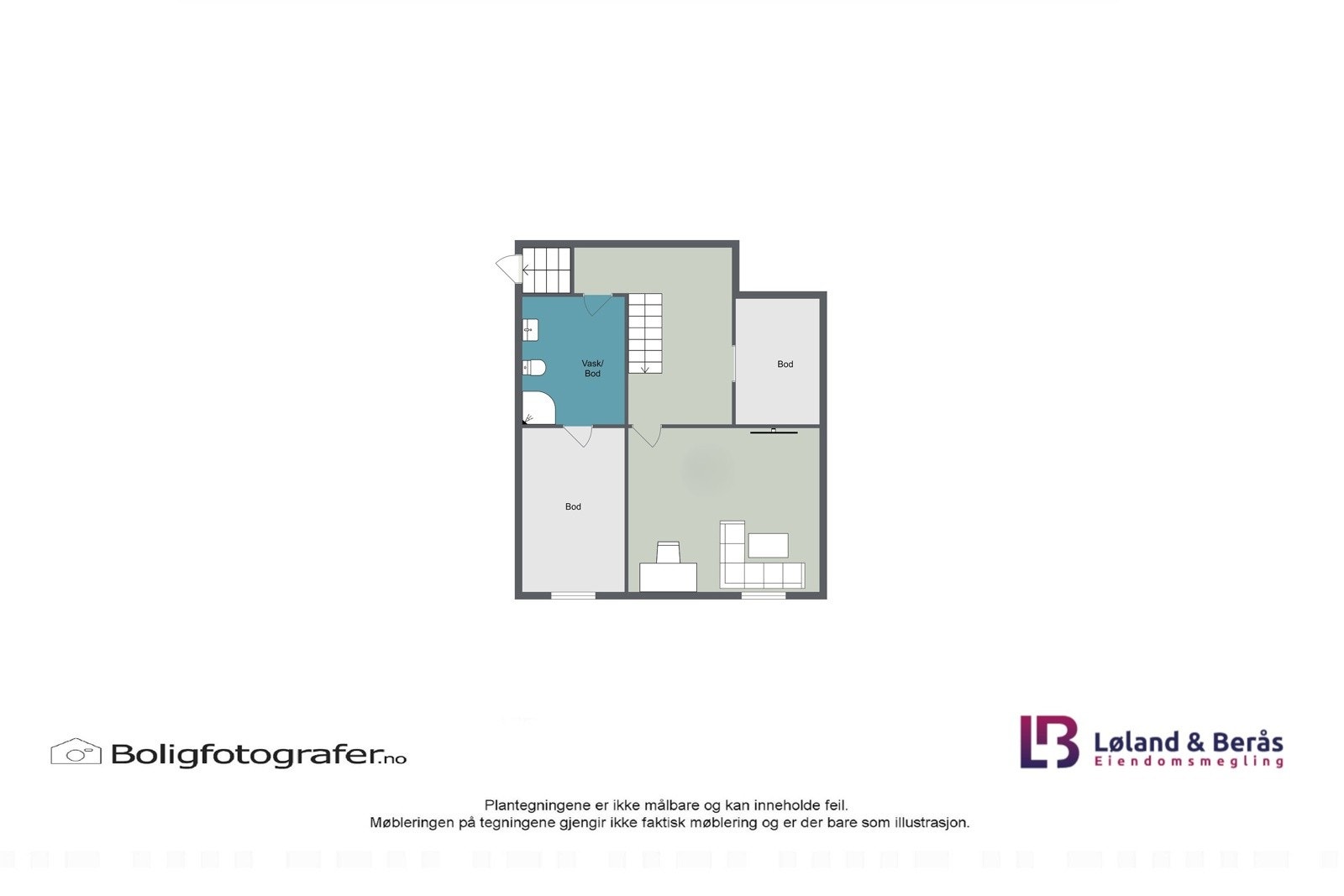 Plantegning underetasje Galleribilde