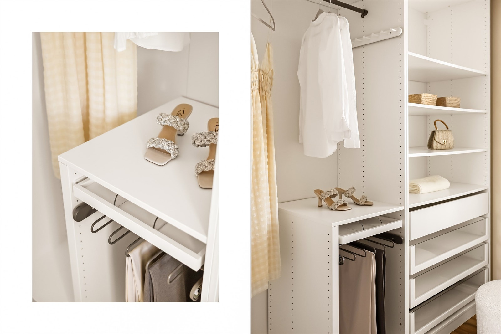 Det romslige walk-in-closet på 6 m² gir rikelig med organisert oppbevaringsplass. Galleribilde