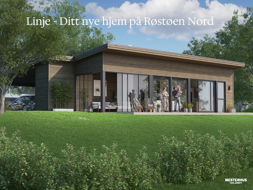 Eller hva med en Linje? Det er også et godt forslag til bolig som kan passe godt inn her på Røstøvegen 16. Se flere bilder i karusellen. Galleribilde