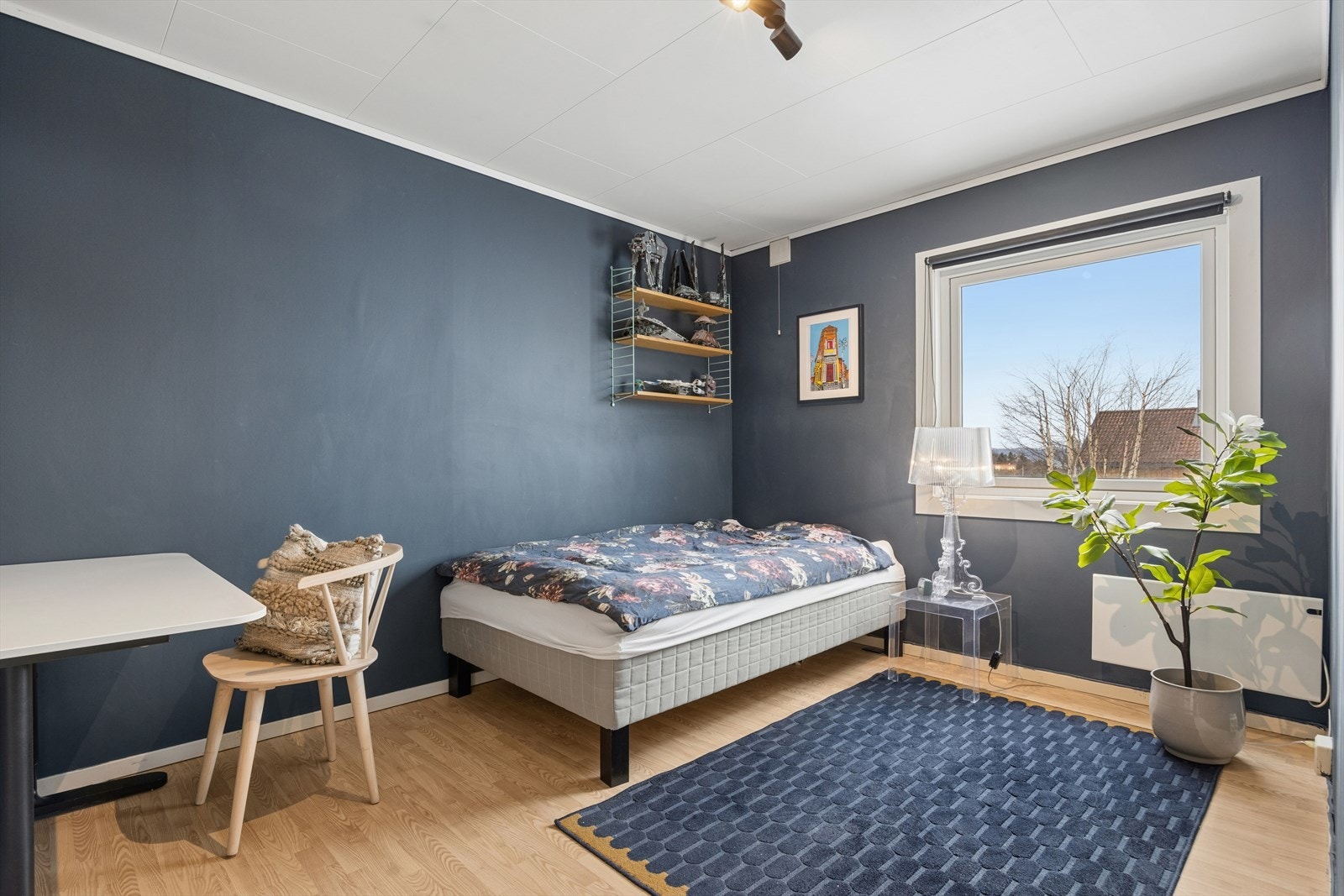 Det fjerde soverommet egner seg godt som gjesterom eller kontor. Galleribilde
