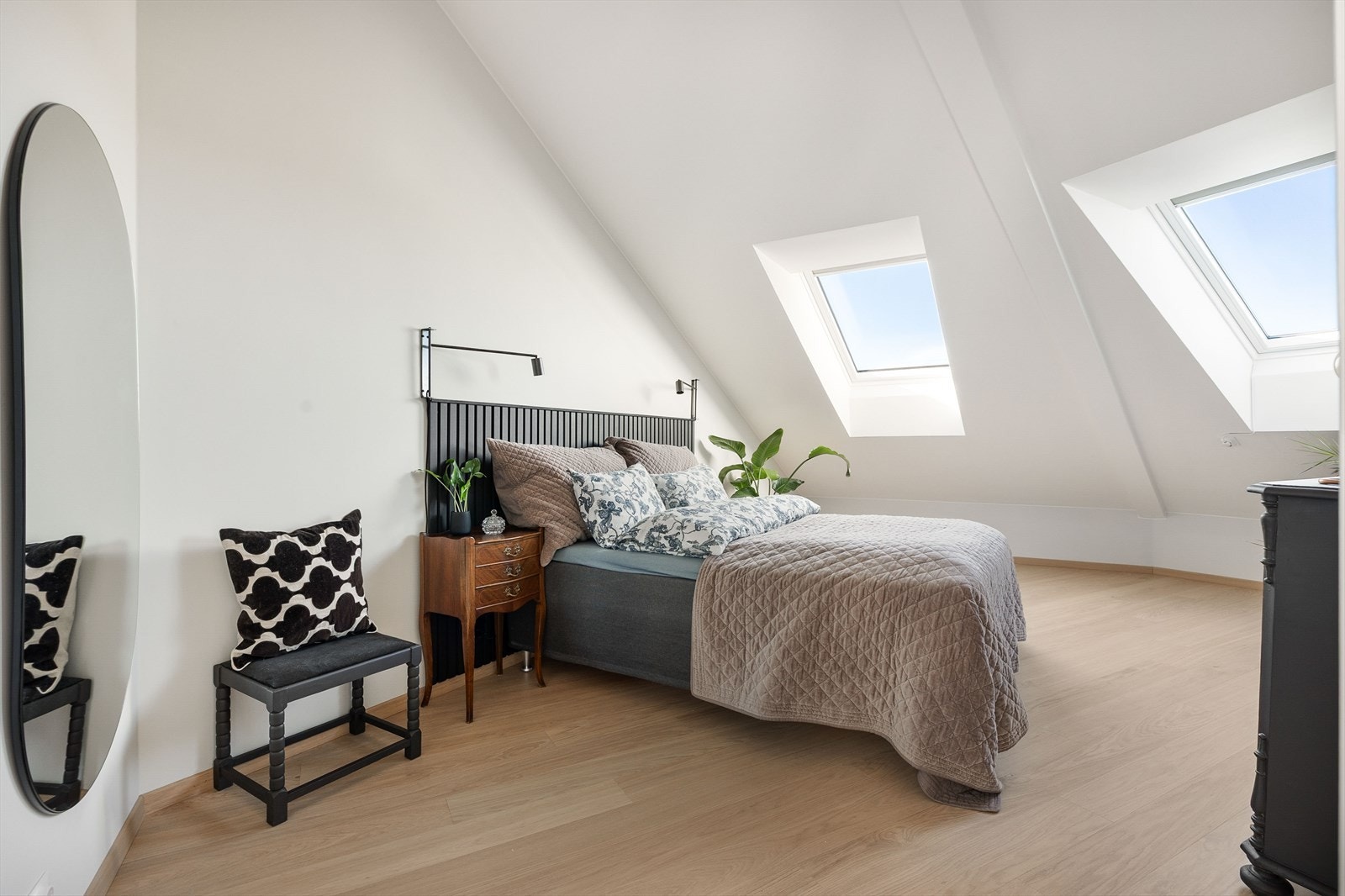 Leiligheten har innredet 2 soverom. Galleribilde