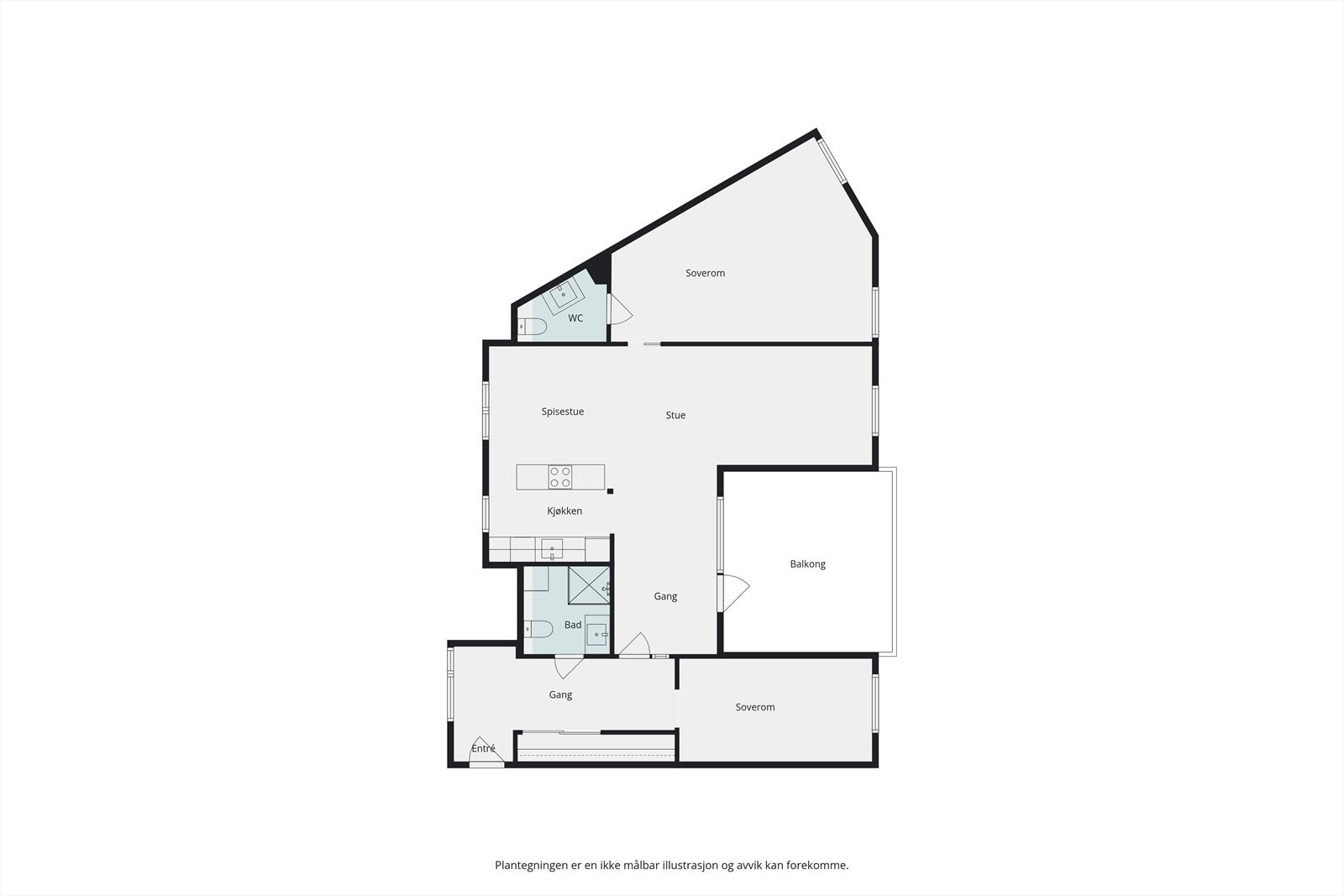 Plantegning Galleribilde