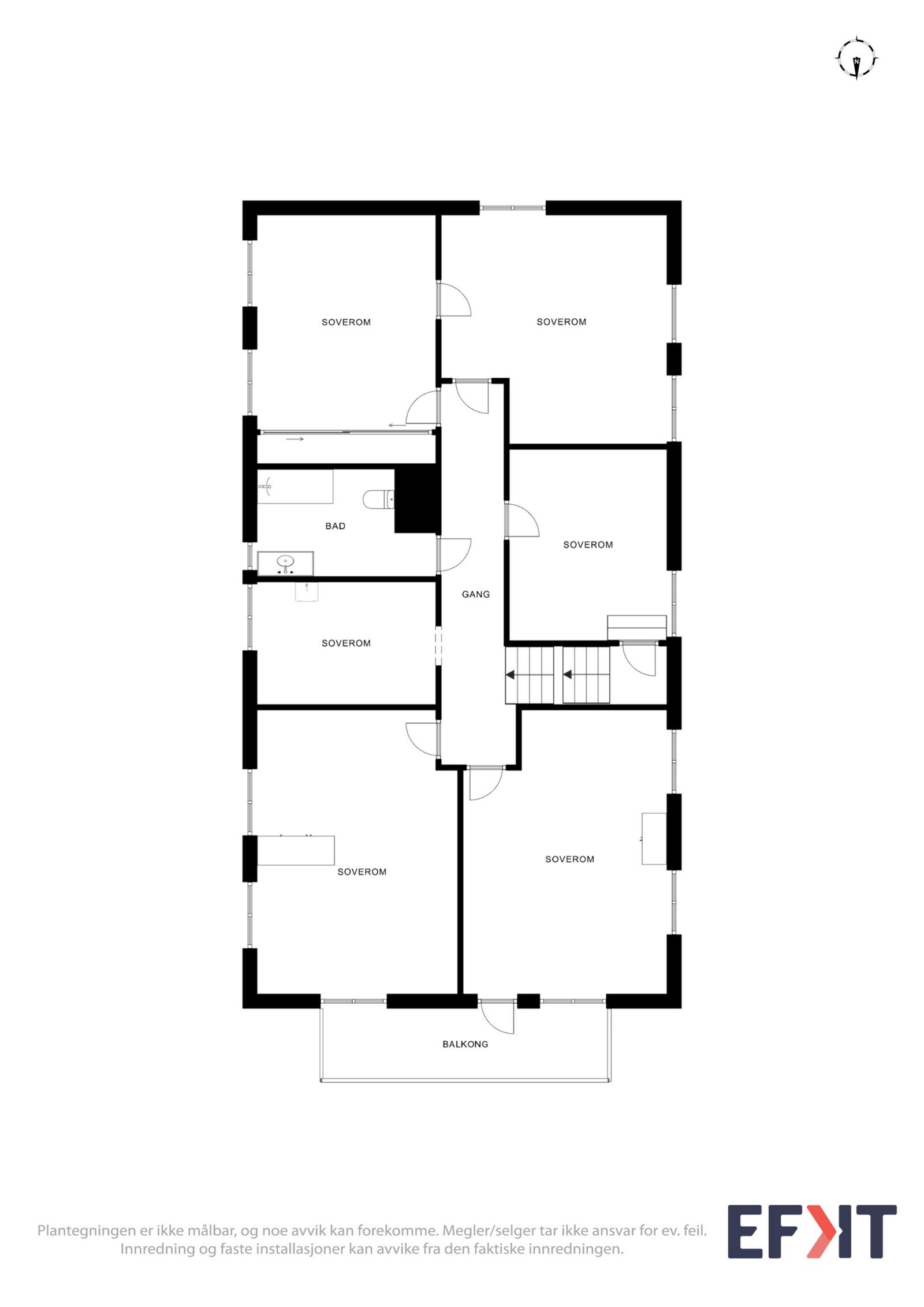 2dplan og 3 Galleribilde