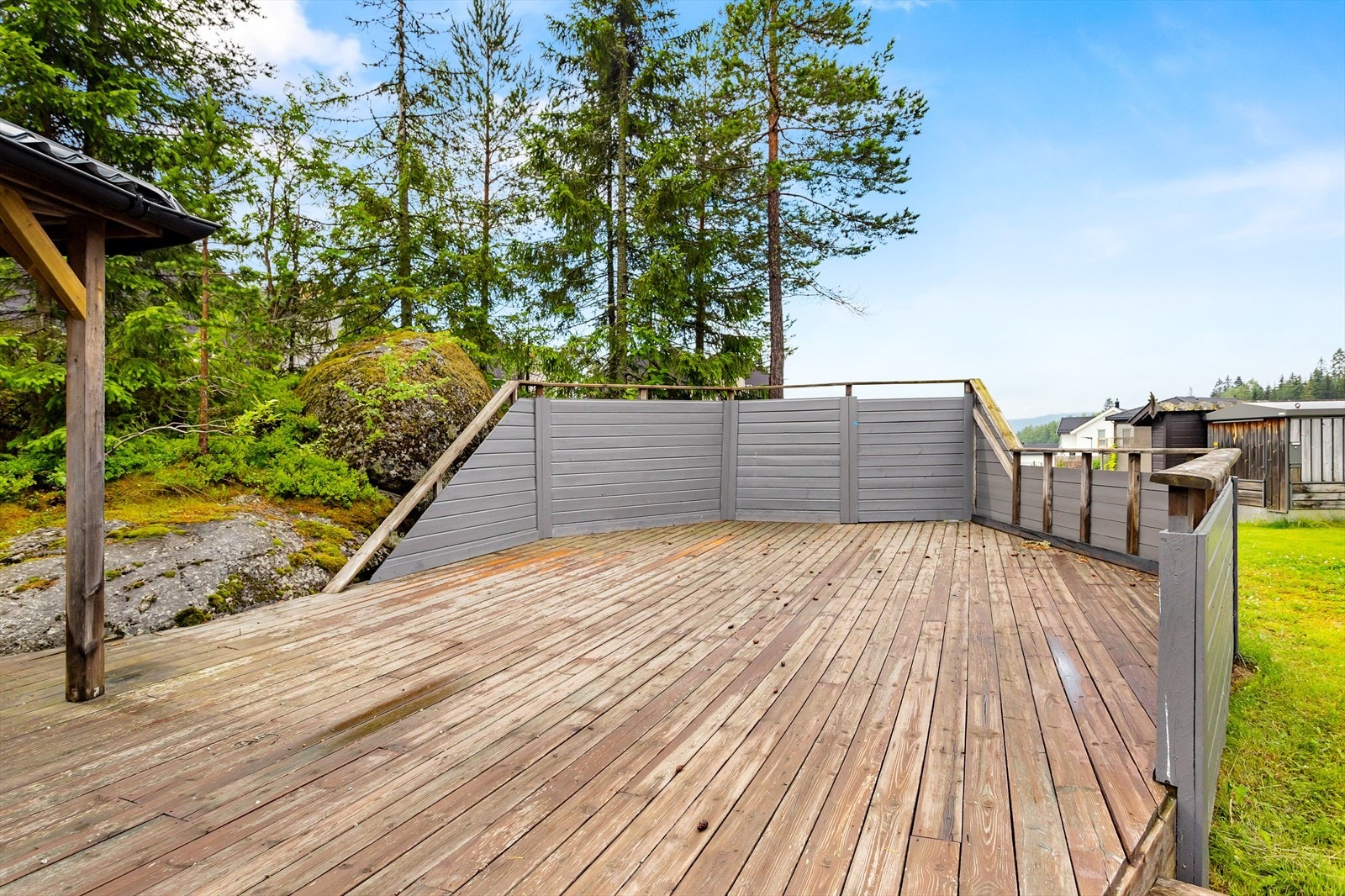 Sameiet har felles uteområder til glede for beboerne. Galleribilde