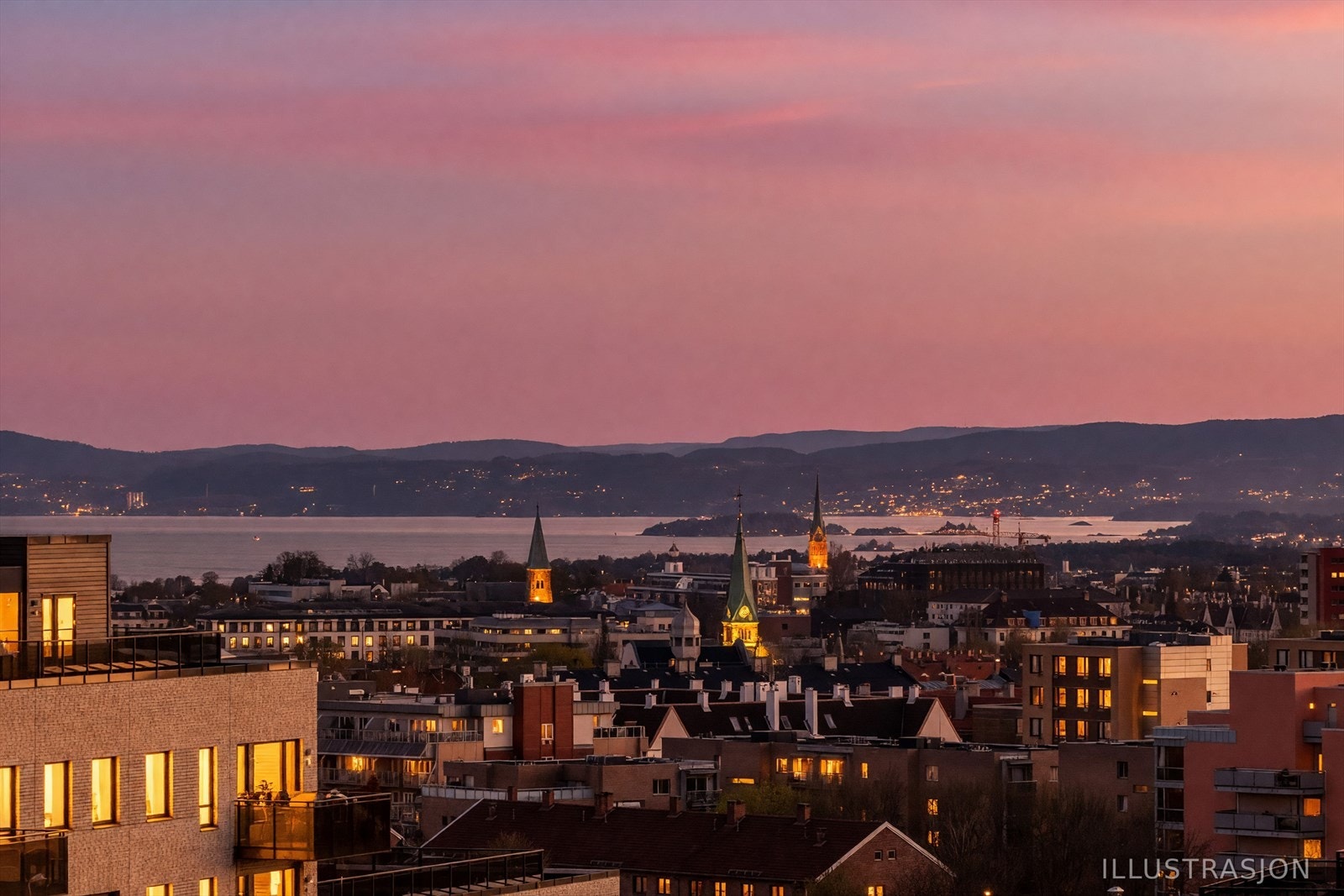 Spektakulær utsikt. Galleribilde