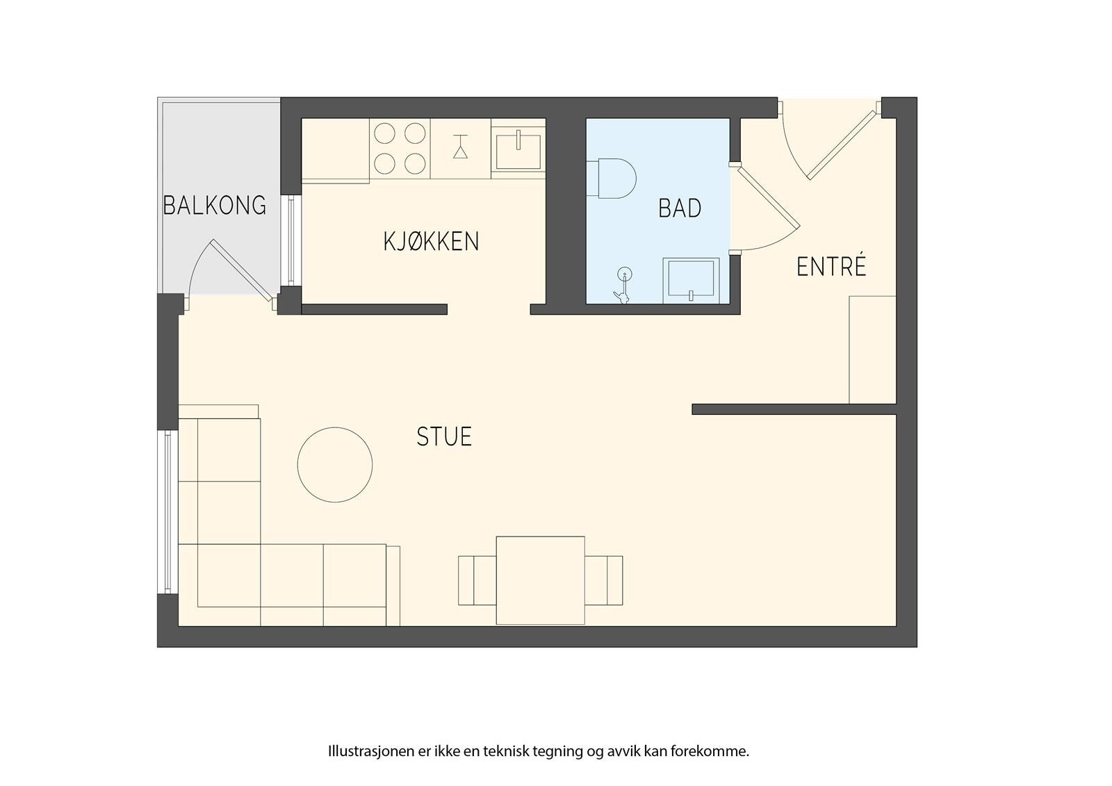 Plantegning Galleribilde